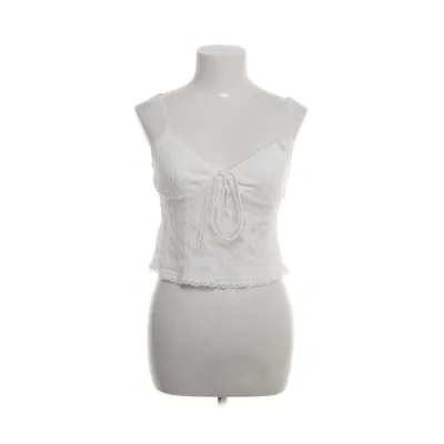 Crop top (White) from Edikted Cotton, Elastane