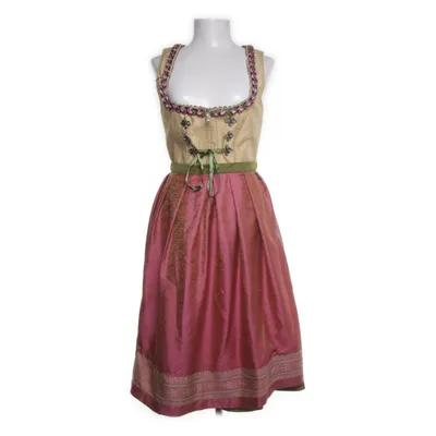 Dirndl (Pink, Multicolored) from Holly Couture Polyester, Cotton
