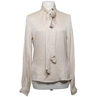 Blouse lavallière (Beige) de Stenströms Élasthane, Soie