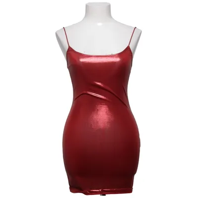 Klänning (Röd) från Shein Elastan, Polyester