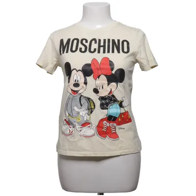 T-shirt (Beige, Flerfärgad) från H&M x Moschino Bomull