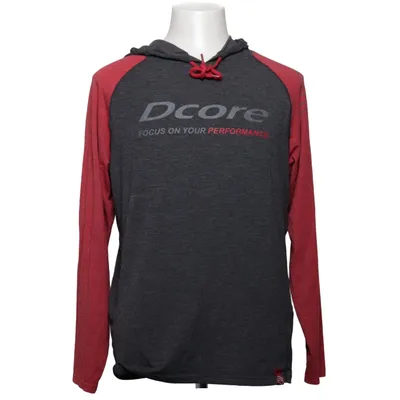 Hoodie (Gray, Red, Multicolored) from Dcore Elastane, Polyester, Viscose
