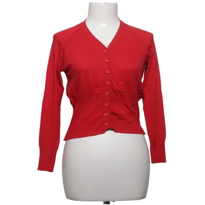 Cardigan (Rouge) de Bialcon Acrylique, Élasthane, Viscose