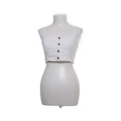 Crop top (Wit) van Abercrombie & Fitch