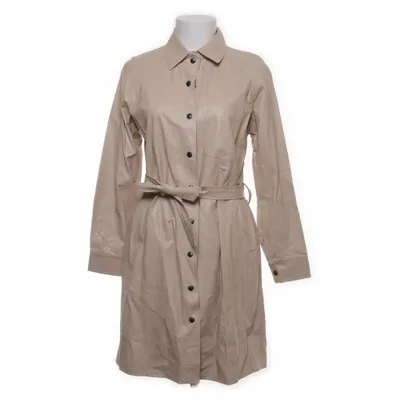 Coat (Beige) from Sassy Classy Polyurethane, Viscose
