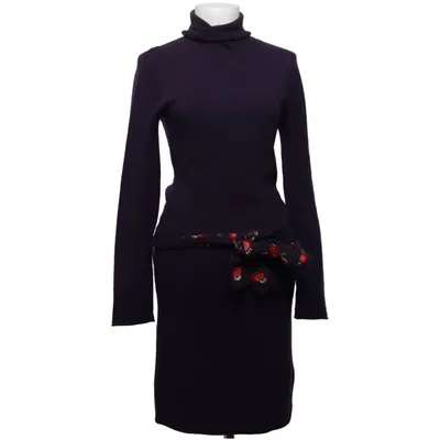 Robe à col roulé (Violet, Multicolore) de Rosa Cachemire, Laine