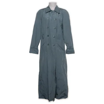 Trenchcoat (Blå) från Oui Set Acetat, Bomull, Polyamid