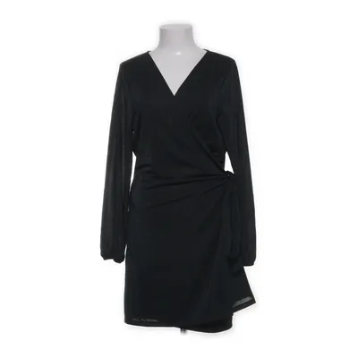 Wrap dress (Gray) from Alma Deia Acrylic, Elastane, Polyamide, Polyester