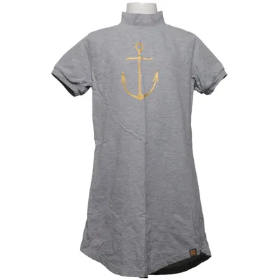 Dress (Gray) from Way .Ink Cotton, Polyester