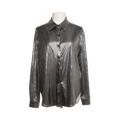 Hemd (Schwarz, Silber) von Shein Elasthan, Polyester