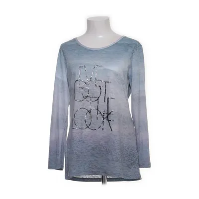 Long sleeve T-shirt (Gray) from Le Comte Cotton, Polyester