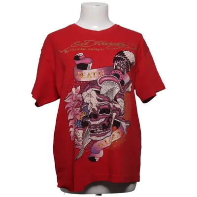 T-shirt (Death Or Glory) van Ed Hardy by Christian Audigier Elastaan, Viscose