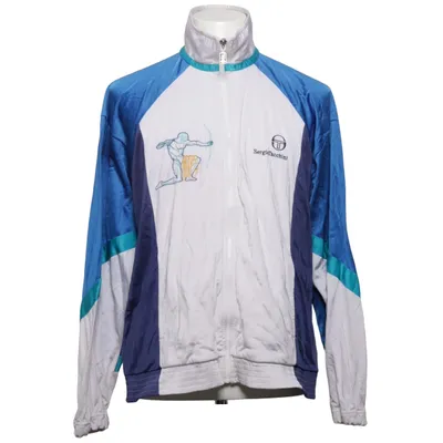 Veste de sport (Blanc, Bleu, Multicolore) de Sergio Tacchini Acétate, Polyamide