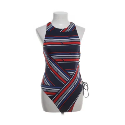 Swimsuit (Blue, Multicolored) from Gigi Hadid x Tommy Hilfiger Elastane, Polyamide