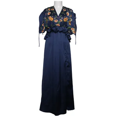 Klänning (Blå, Flerfärgad) från ASOS Design Polyester, Viskos