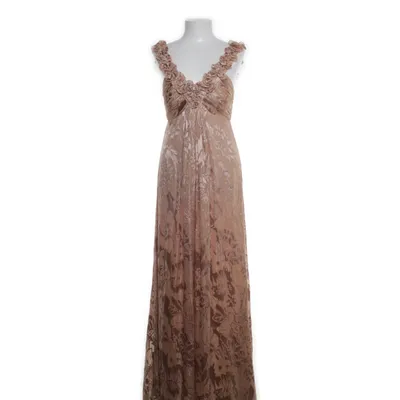 Maxikjole (Guld, Beige) fra Betsy & Adam Polyester, Silke