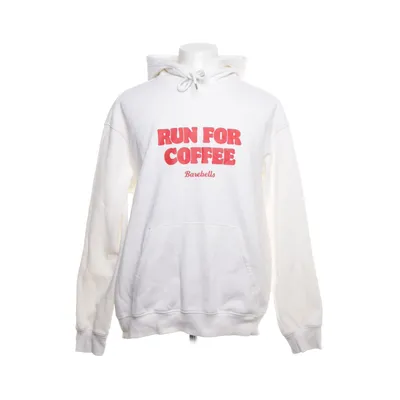 Kapuzenpullover (Weiß) von H&M Baumwolle, Polyester