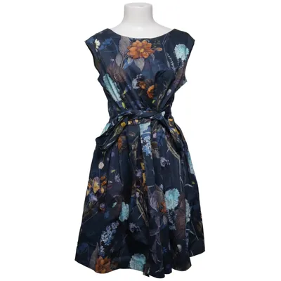 Dress (Blue, Multicolored) from Closet London Cotton, Elastane