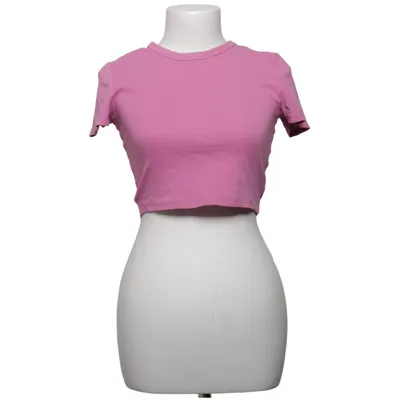 T-shirt (Pink) von Zara Baumwolle, Elasthan