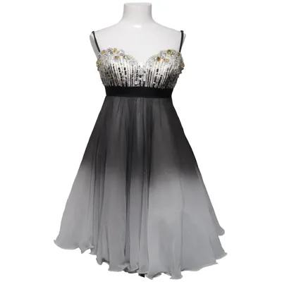 Robe de cocktail (Blanc, Noir, Gris) de Luxuar Limited Polyester