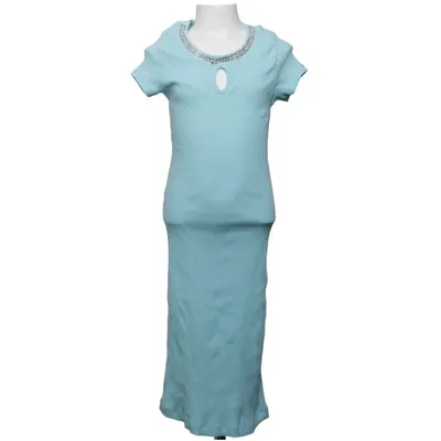 Dress (Blue) from Q&Q Cotton, Elastane