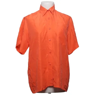 Kurzarmhemd (Orange) von Stockmann Silk Seide