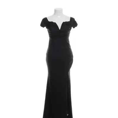 Maxi jurk (Zwart) van Fashion Nova Elastaan, Polyester