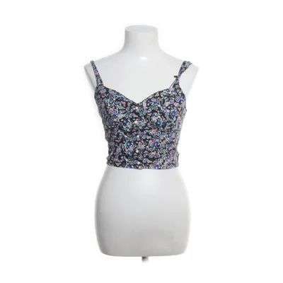 Crop top (Black, Multicolored)