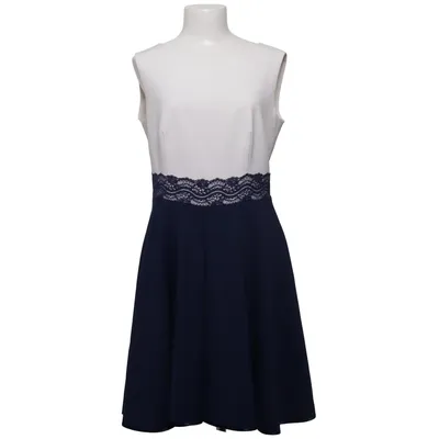 Cocktailjurk (Wit, Blauw) van Vegas Polyester