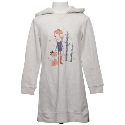 Hood dress (Beige) from Shrinking Violet Cotton, Polyester
