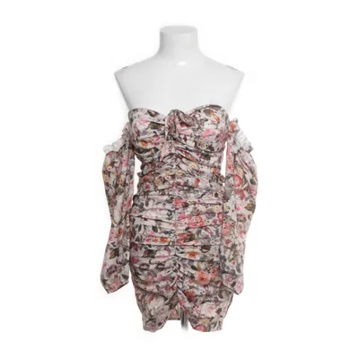 Jurk (Wit, Meerkleurig) Elastaan, Polyester