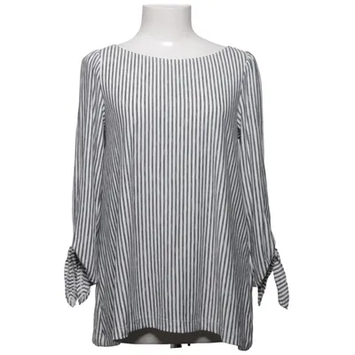 Blouse (Noir, Blanc) de Max Studio Élasthane, Polyester, Viscose