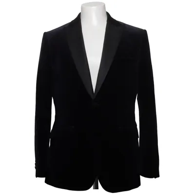 Blazer (Blue) from Moss Cotton, Polyester