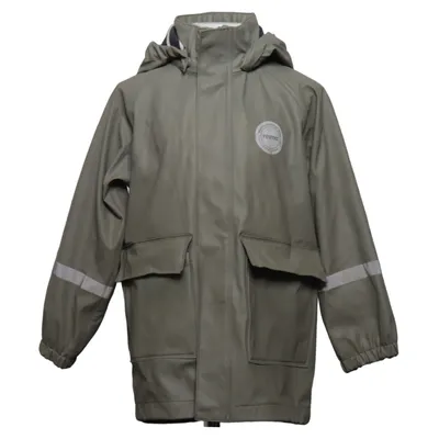 Regenjack (Groen) van Reima Katoen, Polyester, Polyurethaan
