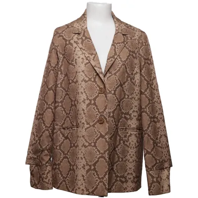 Kavaj (Beige, Brun) från Anna Nooshin x NA-KD Elastan, Polyester