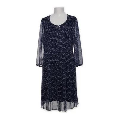 Kjole (Blå, Hvid) fra Liberty Woman Elastan, Polyester, Viscose
