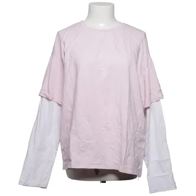 Lange mouwen shirt (Roze, Wit) van Design by Si Katoen, Elastaan