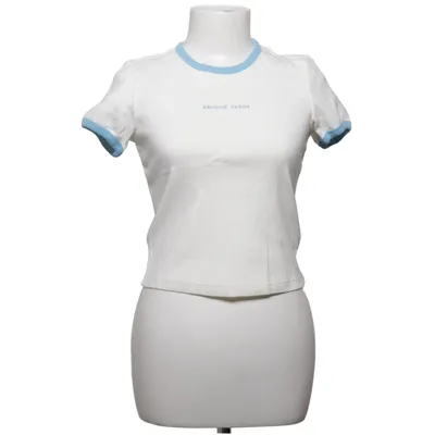 T-shirt (White, Blue) from Abrand Jeans Cotton