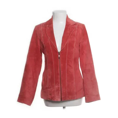 Leather jacket (Red) from Authentic Clothing Company Polyester, Leather