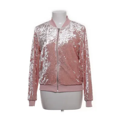 Bomberjakke (Pink) fra Forever 21 Elastan, Polyester