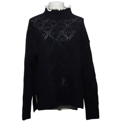 Pull-over (Bleu) de La Maille Sézane Coton, Laine de mouton, Polyamide