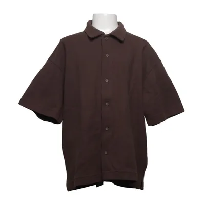 Kortærmet skjorte (Brun) fra Zara Bomuld, Polyester