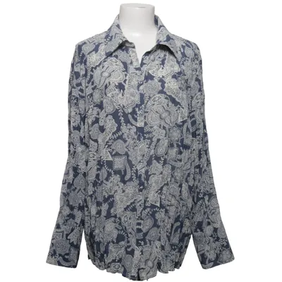 Blus (Blå, Vit) från XLNT Woman Polyester