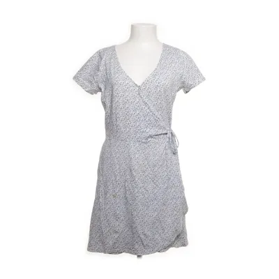 Omlottklänning (Vit, Blå) från Hollister Bomull, Elastan