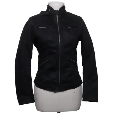 Veste de motard (Noir) de G-Star Woman Coton, Élasthane, Polyester