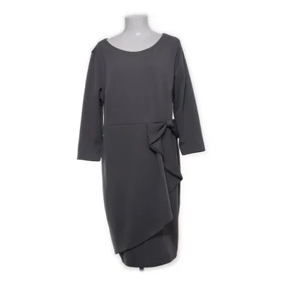 Dress (Gray) from Goddiva Elastane, Polyester