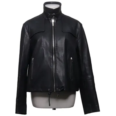Läderjacka (Svart) från Massimo Dutti Woman Skinn