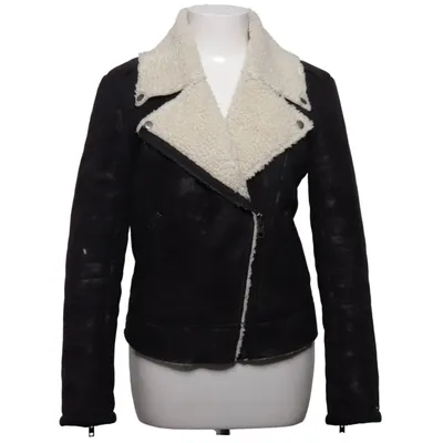 Shearlingjakke (Sort, Beige) fra Hilfiger Denim Polyester