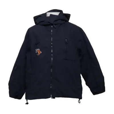 Outdoor jacket (Blue) from NowOn Cotton, Polyamide, Polyester