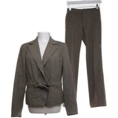 Kostym (Beige) från Zara Basic Polyester, Ull